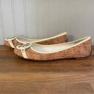 Tory Burch Aaden Cork Ballet Flats (7.5M)